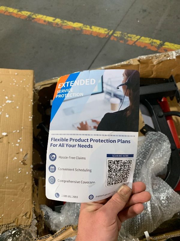 Photo 1 of **INCOMPLETE/PARTS ONLY/SEE NOTES** GarveeLife Leg Press Hack Squat Machine, 2 in 1 Leg Press Machine for Home Gym with Linear Bearing, Specialty Hack Squat Machine with Calf Block for Full Lower Body Workout, Red