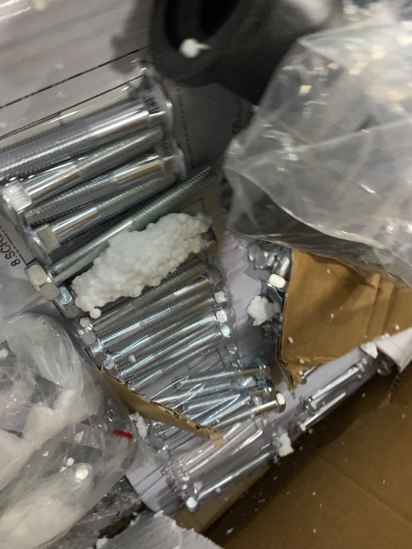 Photo 1 of **INCOMPLETE/PARTS ONLY/SEE NOTES** GarveeLife Leg Press Hack Squat Machine, 2 in 1 Leg Press Machine for Home Gym with Linear Bearing, Specialty Hack Squat Machine with Calf Block for Full Lower Body Workout, Red