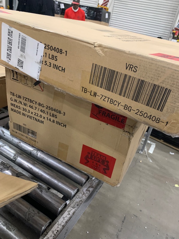 Photo 1 of ***3 BOX SET*** Shintenchi 7 Piece Patio Dining Set, Wicker Patio Conversation Set with Wooden Table Top, Outdoor Table and Chairs with Soft Cushions for Backyard, Deck and Garden, Brown Rattan