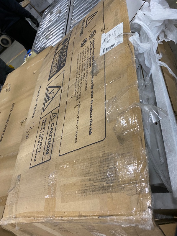 Photo 1 of **PARTS ONLY/SEE NOTES** Decofy Vanity Desk with Mirror and 12 LED Lights, Makeup Vanity Table with USB & Power Outlets, 4 Drawers and Hairdryer Holder, Padded Stool with Storage, White