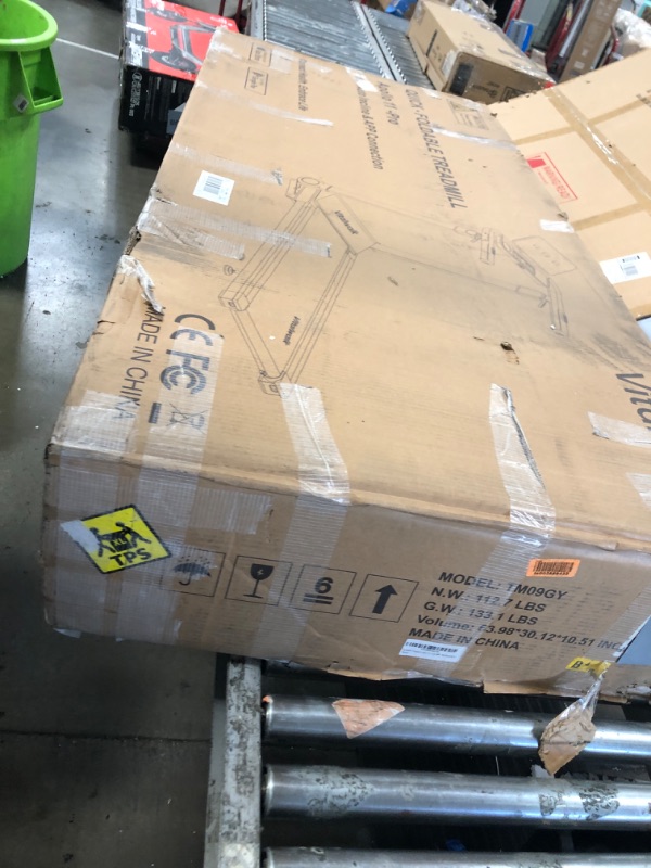 Photo 1 of ** FOR PARTS ONLY **
Foldable Treadmill with Auto Incline - Vitalwalk Commercial 48"x18" Wide Running Belt, 20% / 15% Incline, 10MPH, 3.5HP Brushless, Walking Pad Treadmill for Home, Auto Folding, No Installation, 350LBS