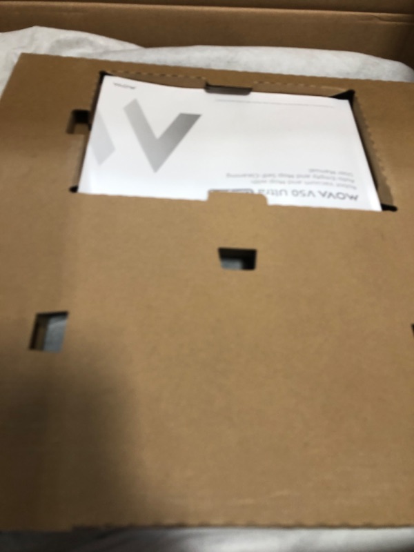 Photo 1 of ** charging base doesnt charge the robot

Mova V50 Ultra Complete Robot Vacuum and Mop Self-Cleaning, 24,000 Pa Suction, Liftable Navigation with Obstacle Overcoming and Warm Water Mopping with DuoSolution System Designed for Pets, Black