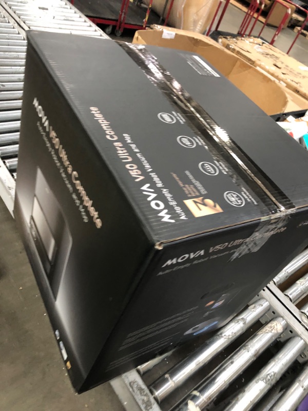 Photo 1 of ** charging base doesnt charge the robot

Mova V50 Ultra Complete Robot Vacuum and Mop Self-Cleaning, 24,000 Pa Suction, Liftable Navigation with Obstacle Overcoming and Warm Water Mopping with DuoSolution System Designed for Pets, Black