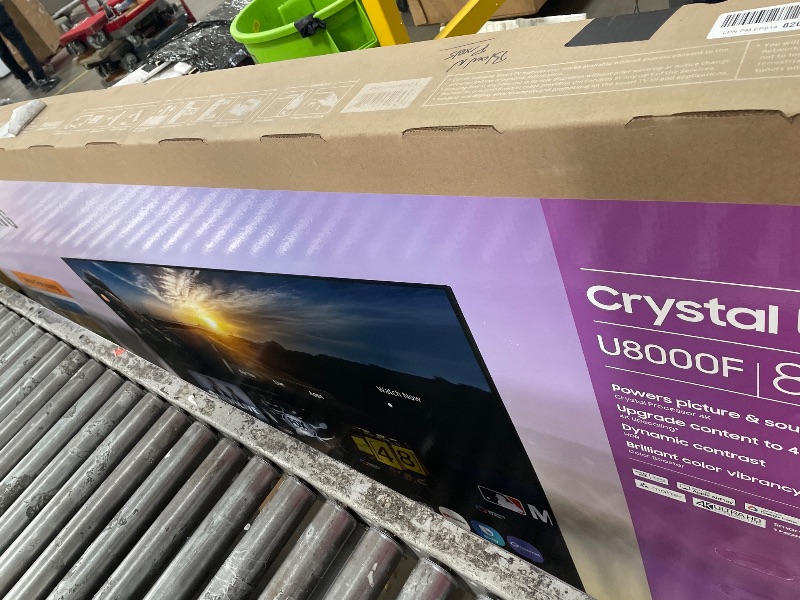 Photo 1 of ***SEE NOTES***Samsung 85-Inch Class Crystal UHD U8000F 4K Smart TV (2025 Model) Endless Free Content, Crystal Processor 4K, MetalStream Design, Knox Security, Alexa Built-in