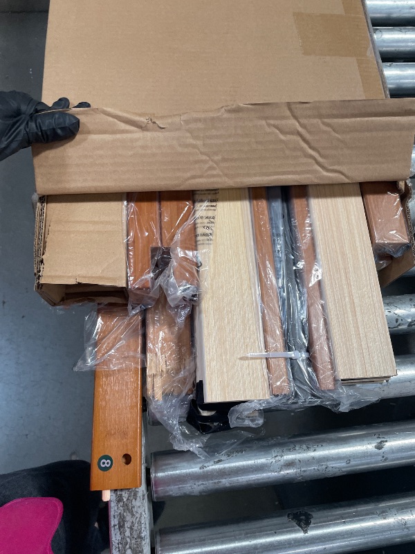 Photo 1 of ***SEE NOTES***Zinus Leah Bamboo Platform Bed Frame with Headboard, No Box Spring Needed, Wood Slat Support, Easy Assembly, Queen