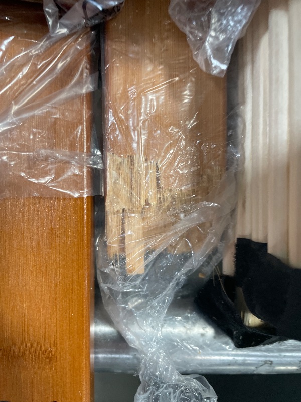 Photo 1 of ***SEE NOTES***Zinus Leah Bamboo Platform Bed Frame with Headboard, No Box Spring Needed, Wood Slat Support, Easy Assembly, Queen