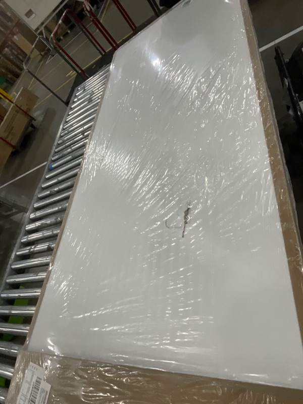 Photo 1 of ***DAMAGED***BarnSmith 36''x84'' Sliding Barn Door, 2 Panel with Reeded Arc White Primed Sliding Closet Door with 6FT Hardware Kit, Hollow Core Interior Door, Preassembled Panels, Durable & Sturdy