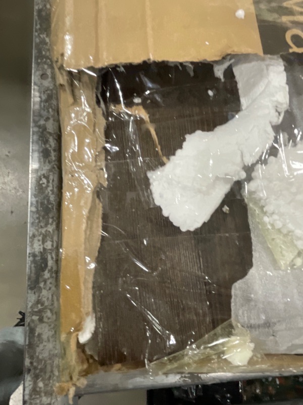 Photo 1 of ***WOOD BROKEN****jubilander Wood Rustic Fireplace Mantel Shelf, Handcrafted Wooden Mantel for Fireplace, Farmhouse Wall Mounted Displaying Shelf (Coffee, 60 inch)