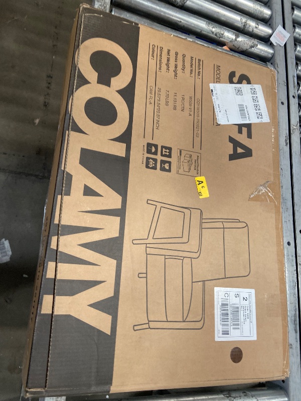 Photo 1 of *************INCOMPLETE ITEM, THIS IS ONLY A SET OF LEGS FOR 1 OF THE CHAIRS***************
COLAMY Push Back Recliner Chair Set of 2, Upholstered Leather Recliner with Footrest 105-135 Degree Adjustable, Comfy Modern Wingback Recliner for Living Room, Bed