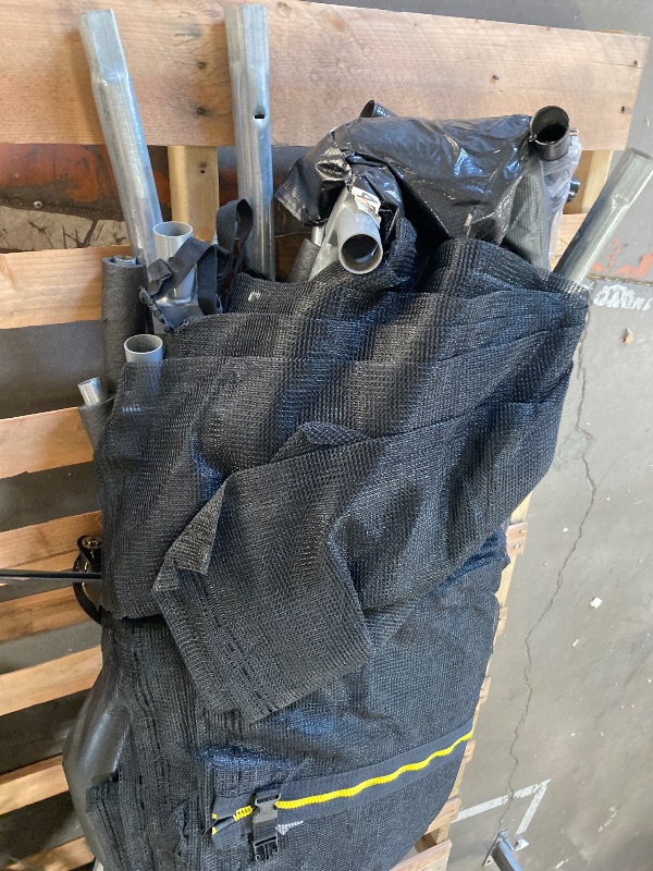 Photo 1 of *parts only* Trampoline Outdoor 14FT with Safety Enclosure Net and Ladder, ASTM Approved Recreational Trampoline for Kids and Adults, Rust-Resistant Frame