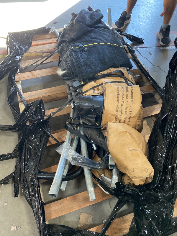 Photo 1 of *parts only* Trampoline Outdoor 14FT with Safety Enclosure Net and Ladder, ASTM Approved Recreational Trampoline for Kids and Adults, Rust-Resistant Frame