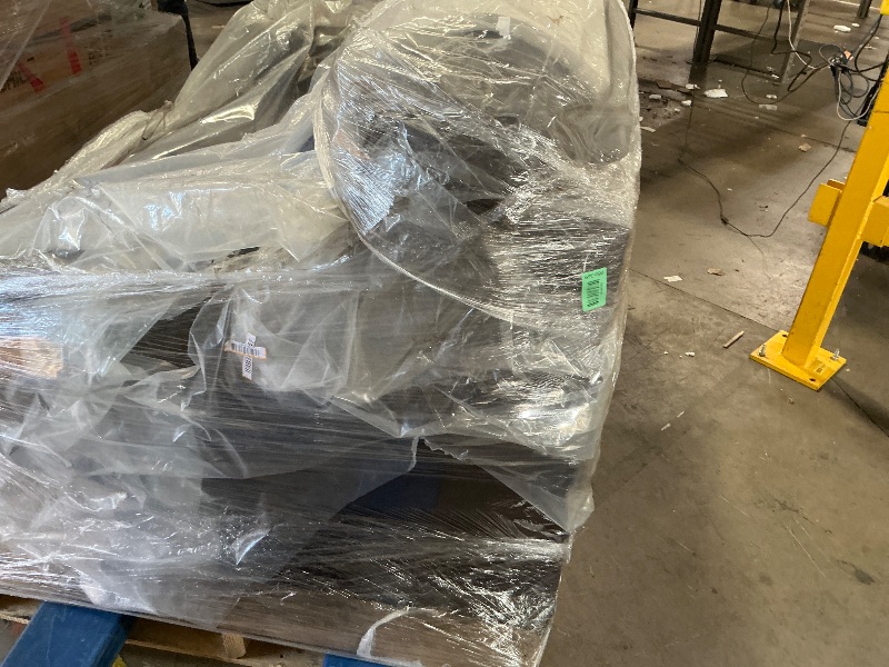 Photo 1 of *** TRUCK PICKUP ONLY *** Signature Design by Ashley Colleton Traditional Loveseat with Nailheads, Top Grain Leather and Skillfully Matched Leather, 67" W x 40" D x 39" H, Dark Brown