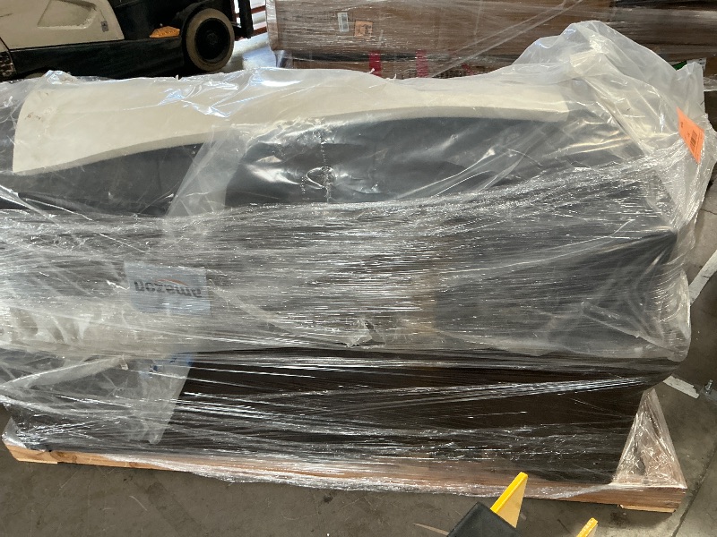 Photo 1 of *** TRUCK PICKUP ONLY *** Signature Design by Ashley Colleton Traditional Loveseat with Nailheads, Top Grain Leather and Skillfully Matched Leather, 67" W x 40" D x 39" H, Dark Brown