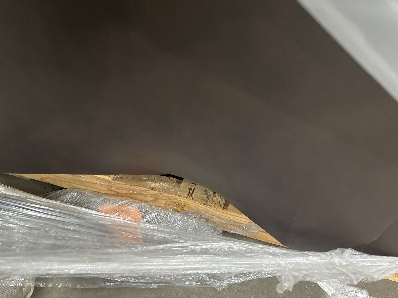 Photo 1 of *** TRUCK PICKUP ONLY *** Signature Design by Ashley Colleton Traditional Loveseat with Nailheads, Top Grain Leather and Skillfully Matched Leather, 67" W x 40" D x 39" H, Dark Brown