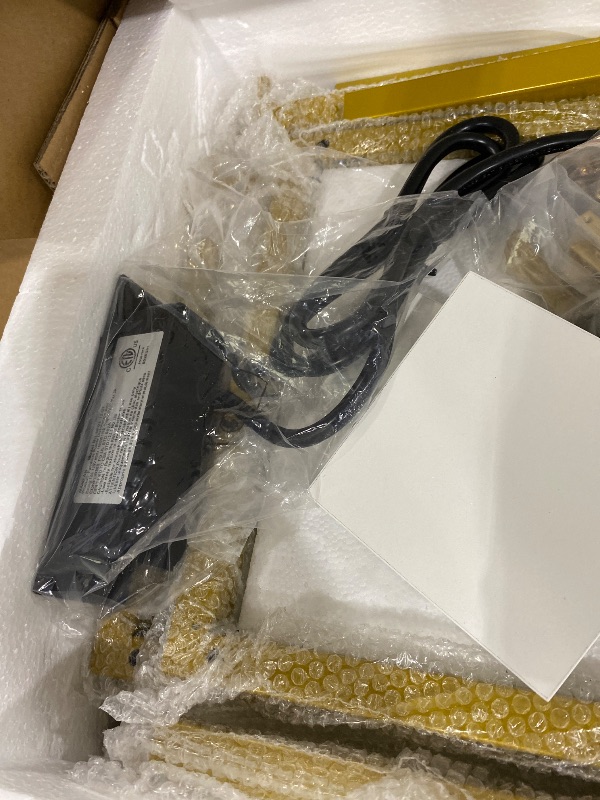 Photo 1 of ***Missing mirror***
VASAGLE KAILYN Collection - 35.4-Inch Wide Vanity Desk with Mirror and Lights, Power Outlets, Vanity Table Set with Stool, Jewelry Storage, Adjustable Shelves, for Bedroom, Cloud White URDT132W02