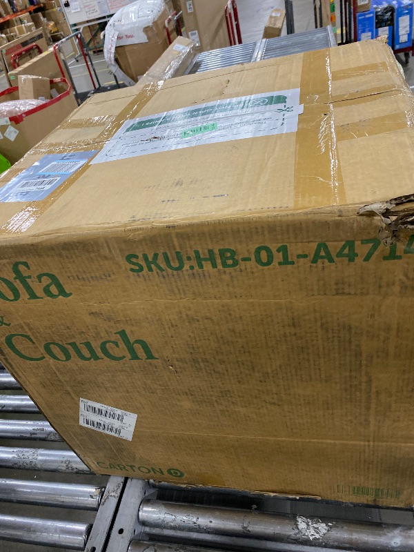 Photo 1 of **INCOMPLETE/PARTS ONLY** HONBAY Modular Sectional Sleeper Sofa with Pull Out Couch, Oversized U Shaped Sleeper Pull Out Bed with Storage Sectional Couches for Living Room - Dark Grey