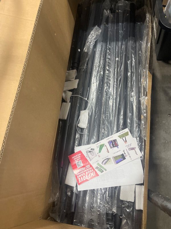 Photo 1 of *** PARTS ONLY *** GoSports Range Cage Elite Golf Hitting Net - 8 x 8 ft Golf Simulator Enclosure with Impact Screen