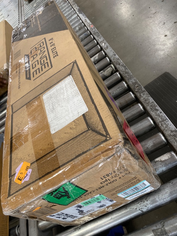 Photo 1 of *** PARTS ONLY *** GoSports Range Cage Elite Golf Hitting Net - 8 x 8 ft Golf Simulator Enclosure with Impact Screen