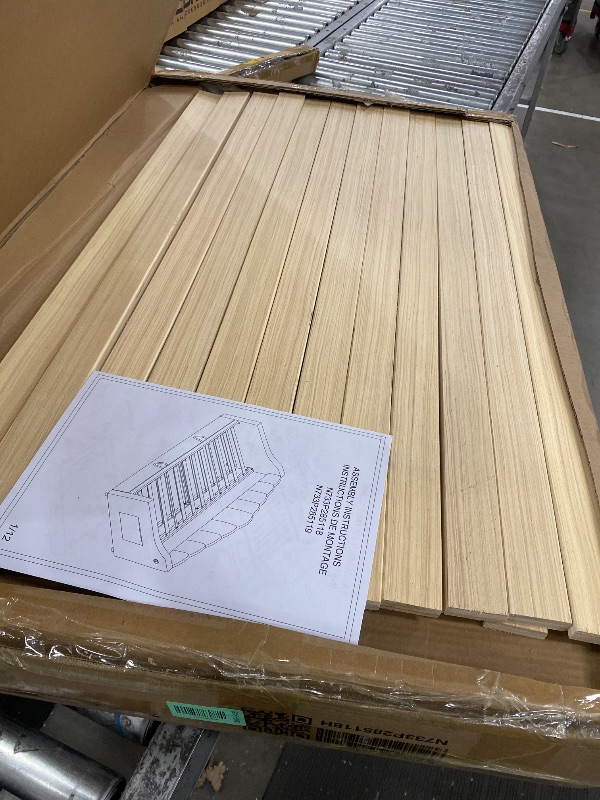 Photo 1 of (Picture is for reference, Bed colore is pink)...... Harper & Bright Designs Full Size Upholstered Daybed with Underneath Storage Bed Frame for Boys Girls Kids Adults Toddler, White