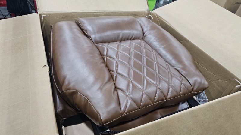 Photo 1 of ***MISSING ARM REST***TPower Lift Recliner Chair, Sofa with Stand Assist for Seniors, 3-Position Adjustable Recline, USB Charging Ports, Side Storage Pockets, 2 Cup Holders, and Remote Control, Living Room, Brown