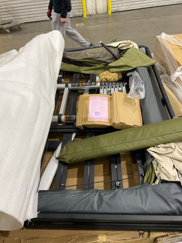 Photo 1 of *************SEE NOTES BEFORE BID**************
All-in-One Rooftop Tent - Roof top Tent with Roof Rack and Roof Terrace and Car Awaning for Van Jeep SUV Truck Car Tents for Camping,Waterproof, Windproof, Sturdy,3-4 People