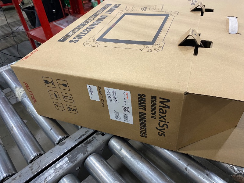 Photo 1 of **MISSING ITEMS!
SEE PHOTOS!!
LOCKED******Autel MaxiSYS MS908CVII : Commercial Vehicle Diagnostic and Service Tablet with Class 1-9 Coverage