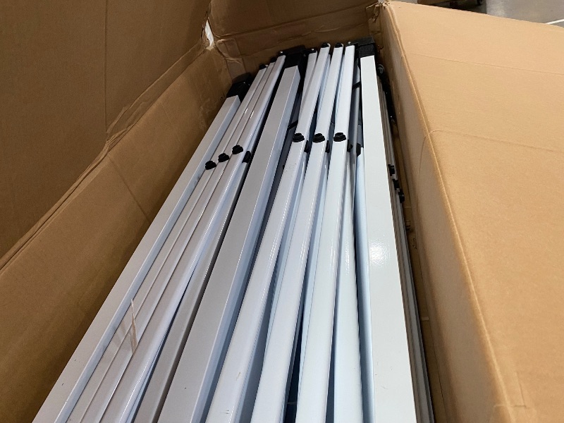 Photo 1 of *** PARTIAL SET *** HOTEEL 10x20 Pop up Canopy Tent for Parties, Heavy Duty Easy Setup Tent with 6 Sidewalls, Outdoor Commercial Instant Gazebo for Wedding Event, with Roller Bag & Sand Bags, White(Hexagonal Frame)