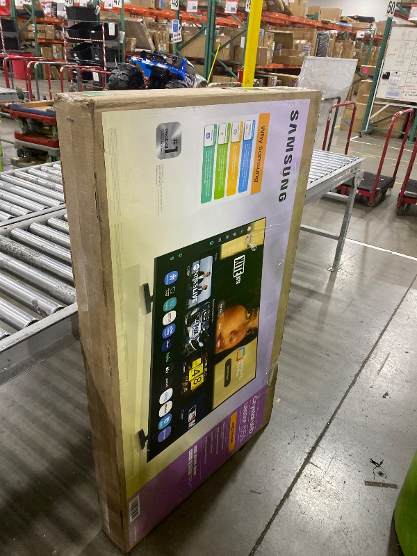 Photo 1 of **DAMAGED** Samsung 55-Inch Class Crystal UHD U8000F 4K Smart TV (2025 Model) Endless Free Content, Crystal Processor 4K, MetalStream Design, Knox Security, Compatible with Alexa
