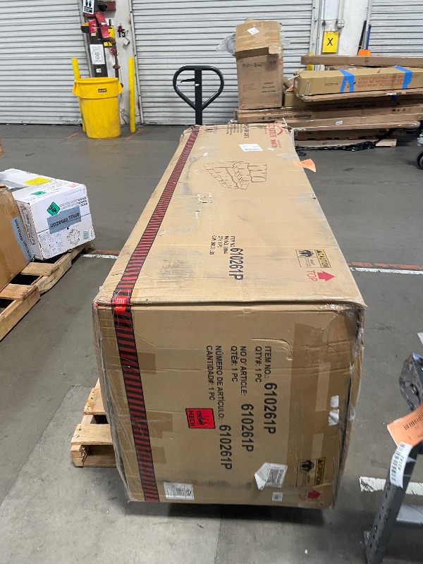 Photo 1 of **UNKNOWN OF MISSING PARTS ***Coaster Home Furnishings - Greenfield - Wood and Faux Leather - Upholstered Power Reclining Sofa with Built-in Switch Panel, USB Outlet and Straight Arms - Living Room - 83-inch - Dove Grey - 610261P