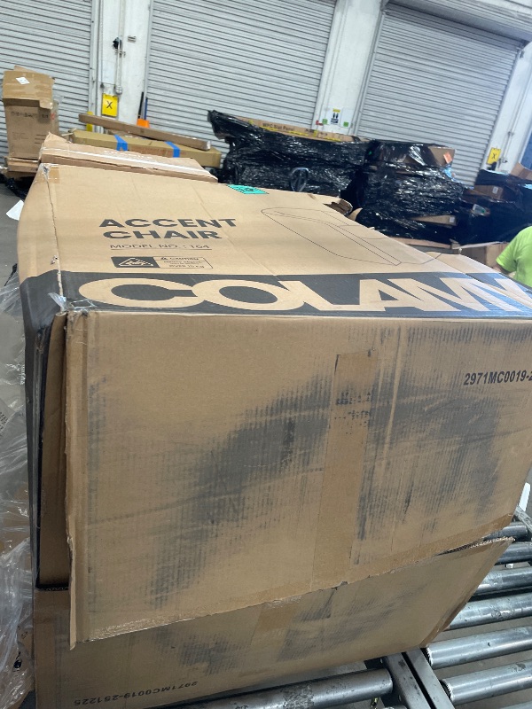 Photo 1 of *** PARTIAL SET ONLY ONE BARREL CHAIR ****COLAMY Swivel Accent Chair Set of 2, Barrel Chair with Armrest, Comfy Round 360°Mondern Armchair, for Living Room/Bedroom/Waiting Room, No Assembly, Green