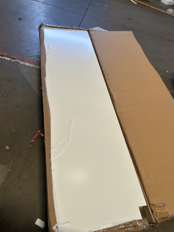 Photo 1 of **PARTS ONLY/SEE NOTES** Furinno Shaker Utility Pantry Kitchen Cabinets, Storage Cabinet, Pantry Cabinet with 2-Doors, Ready to Assemble, 24 D x 18 W x 96 H, White