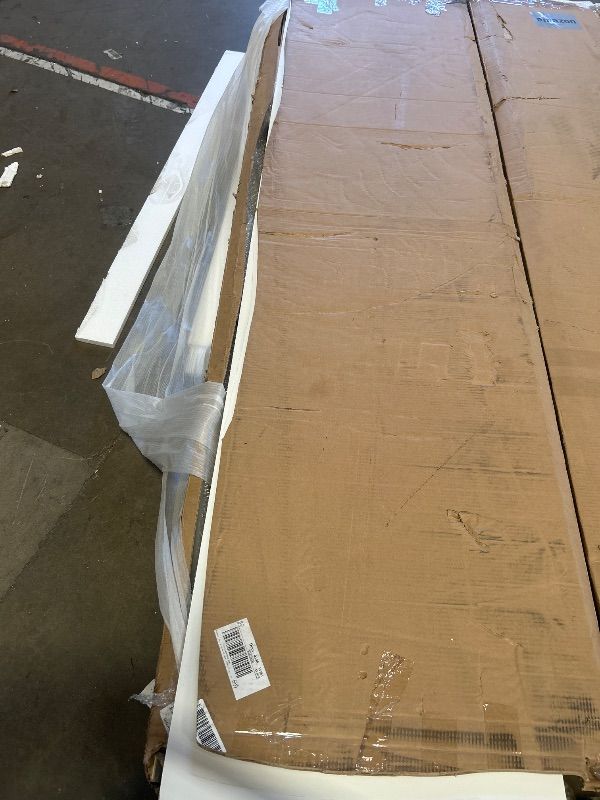 Photo 1 of **PARTS ONLY/SEE NOTES** Furinno Shaker Utility Pantry Kitchen Cabinets, Storage Cabinet, Pantry Cabinet with 2-Doors, Ready to Assemble, 24 D x 18 W x 96 H, White