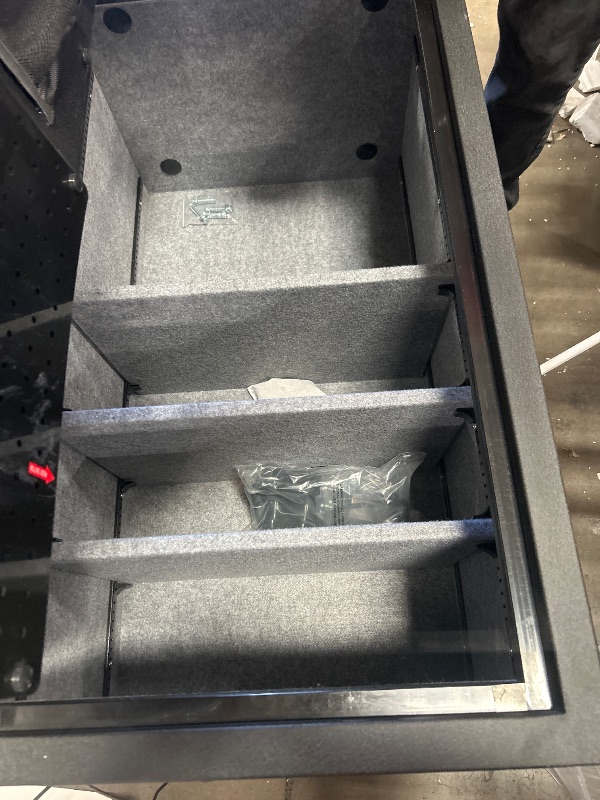 Photo 1 of ***** NO KEYS ***8TIGERKING 8.78 Cu Ft Fireproof and Waterproof Safe with Digital Lock, DIY Pegboard Door, Heavy-Duty Steel Large Floor Safe for Home & Office, 30-Min 1200°F Fireproof & 72-Hr Waterproof Protection