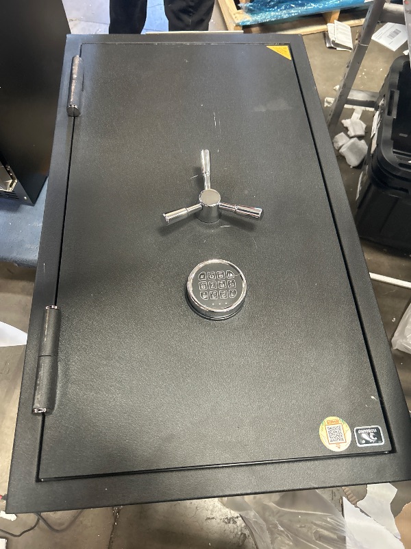 Photo 1 of ***** NO KEYS ***8TIGERKING 8.78 Cu Ft Fireproof and Waterproof Safe with Digital Lock, DIY Pegboard Door, Heavy-Duty Steel Large Floor Safe for Home & Office, 30-Min 1200°F Fireproof & 72-Hr Waterproof Protection