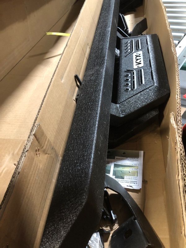 Photo 1 of (LOSE HARDWARE) KYX Running Boards & Steps Nerf Bars Fit for 2015-2025 Chevy Colorado/Canyon Crew Cab, A Pair 6 inch Car Door