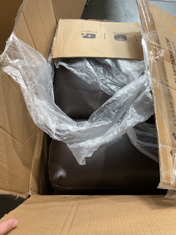 Photo 1 of ***MISSING PARTS***
COLAMY
Push Back Recliner Chair,Mid Century Modern Wingback Chair, Comfy COFFEE BROWN