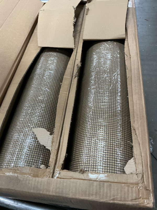 Photo 1 of  (2) Hardware Cloth 48inx100ft 1/2 Inch Galvanized, Chicken Wire Fence Chicken Rabbit Snake cage Wire Fence Mesh