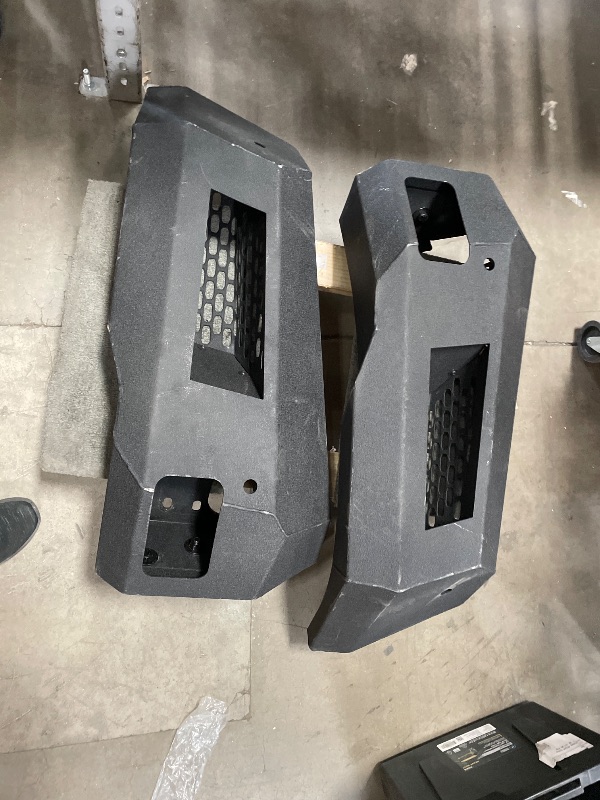 Photo 1 of ***SEE NOTES***Front Bumper Assembly Compatible with 2010-2018 Dodge Ram 2500 3500 w/LED Lights Steel Powder Coated Black(Two Packages)