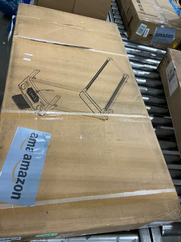 Photo 1 of ***MISSING HARDWARE**Aiteid Treadmill with Incline,3.0HP Small Treadmills for Home,Portable Electric Treadmill with Handles,Lightweight Walking Pad,Compact Running Treadmills,Walking Pad with Handle,300LBS Capacity(Black)