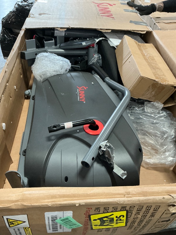 Photo 1 of *************FOR PARTS ONLY- MISSING SOME PARTS AND ASSEMBLY COMPONENTS*************
Sunny Health & Fitness Elliptical Recumbent Cardio Bike, Cross Trainer Cycle for Indoor Arm/Leg Home Exercise, Dual Stationary Handlebars Plus Easy Access Seat for Adults