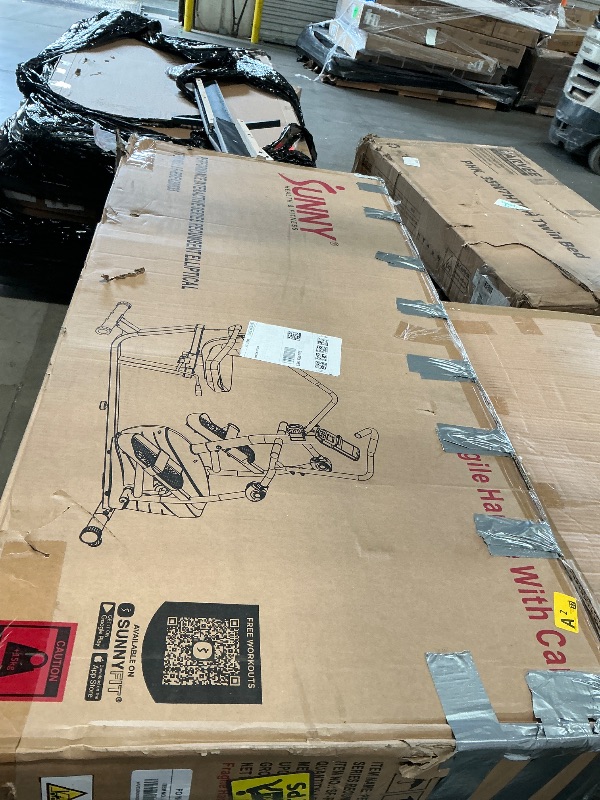 Photo 1 of *************FOR PARTS ONLY- MISSING SOME PARTS AND ASSEMBLY COMPONENTS*************
Sunny Health & Fitness Elliptical Recumbent Cardio Bike, Cross Trainer Cycle for Indoor Arm/Leg Home Exercise, Dual Stationary Handlebars Plus Easy Access Seat for Adults