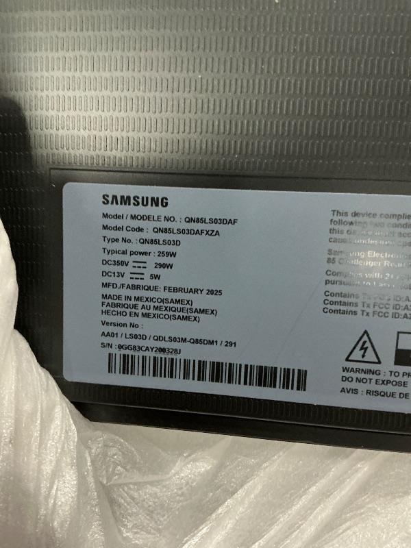 Photo 1 of **Used/untested**Samsung QN85LS03DA 85 inch The Frame QLED 4K Smart TV Bundle w/Movie Streaming, Wall Mount + Deco Gear HDMI Cable x2 & CPS Exclusive 26 Month Protection Pack (BEACH-CPS-265000) |Official USA Partner|