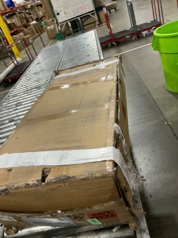 Photo 1 of *****************FOR PARTS ONLY- Missing parts and hardware**********
INNOVA HEALTH AND FITNESS ITM5900 Advanced Heat and Massage Inversion Table, Gray/Black