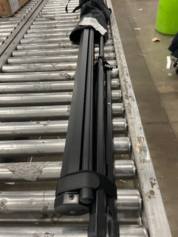 Photo 1 of 100 Inch Indoor and Outdoor Projector Screen with Stand for Movies or Presentations - HD Premium 16:9 Folding Free Tripod Screen with Carry Bag and Straps, Matte