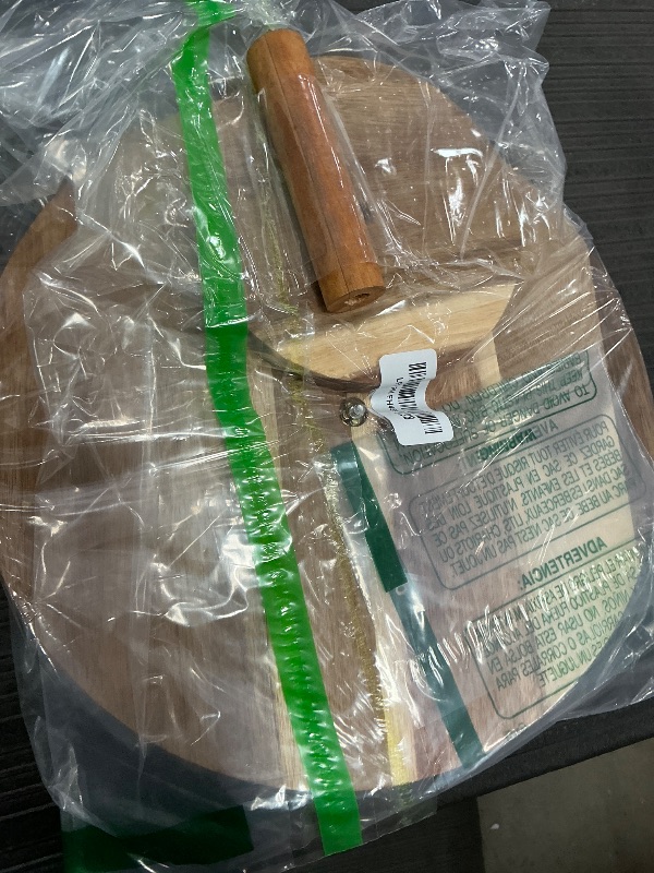 Photo 1 of (MISSING HARDWARE) LemonRoad Deviled Egg Tray Stand 24 Holes Wooden Deviled Egg Platter with Gold Tong Charcuterie Board Wooden Platter & Serving Tray for Thanksgiving Christmas Home Kitchen Supplies