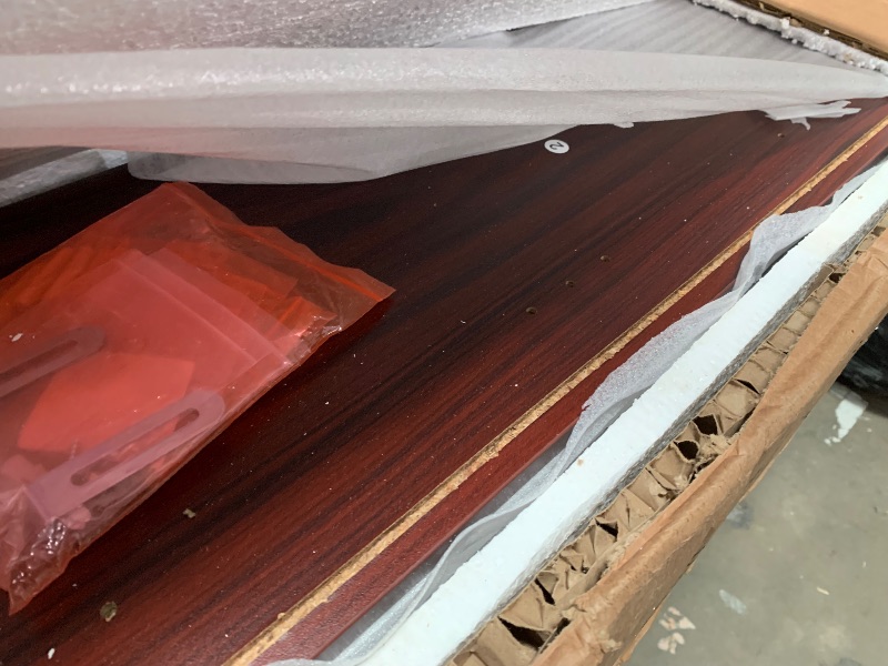 Photo 1 of ***PARTIAL SET - PRICE ADJUSTED***
i-VTIES Bookcase Adjustable Storage Shelves,5-Tier Modern Wood Bookcase for Bedroom,60-Inch Bookshelf, Office, Living Room & Library(Mahogany)