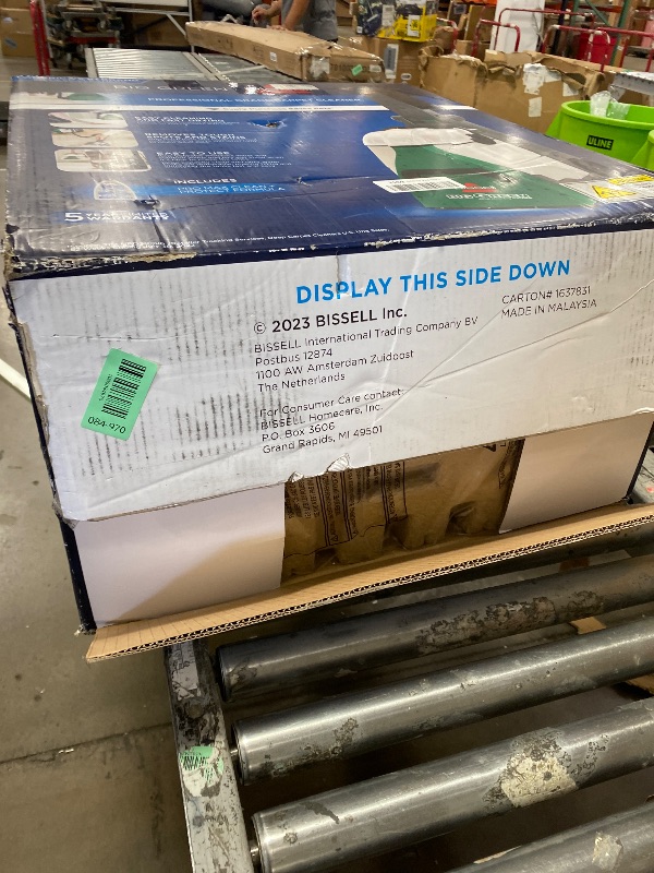 Photo 1 of **CANNOTB LOCATE SERIAL NUMBER**BISSELL® Big Green® Professional Carpet Cleaner with XL DirtLifter PowerBrush, 9-inch Long Reach Hose, 6-inch Tough Stain Tool, Includes BISSELL PRO MAX Formula with Stain Protect Technology