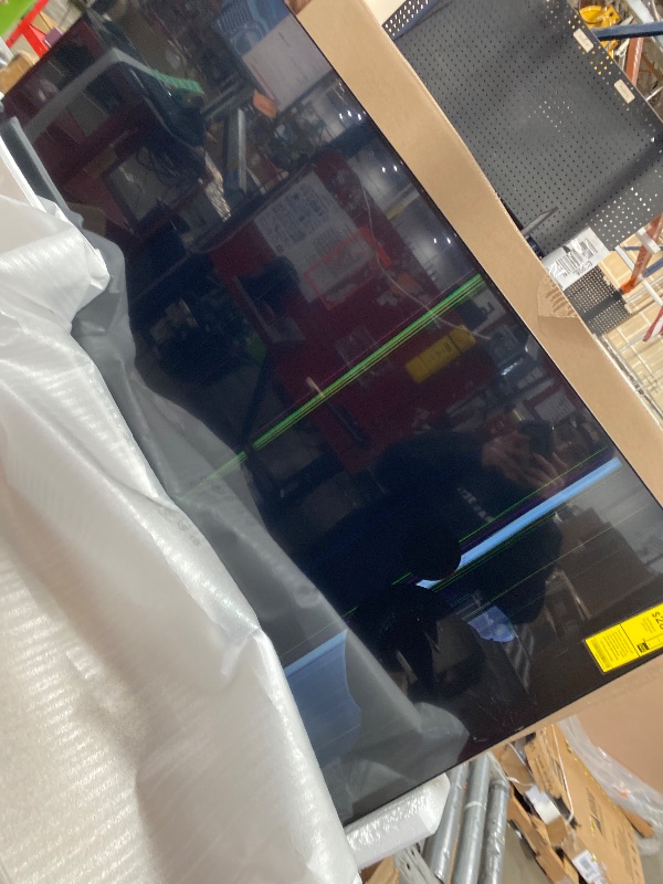 Photo 1 of **SCREEN IS HEAVILY DAMAGED, FOR PARTS ONLY**Samsung 50-Inch Class Crystal UHD U8000F 4K Smart TV (2025 Model) Endless Free Content, Crystal Processor 4K, MetalStream Design, Knox Security, Alexa Built-in