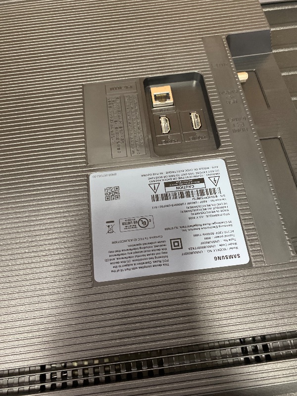Photo 1 of **SCREEN IS HEAVILY DAMAGED, FOR PARTS ONLY**Samsung 50-Inch Class Crystal UHD U8000F 4K Smart TV (2025 Model) Endless Free Content, Crystal Processor 4K, MetalStream Design, Knox Security, Alexa Built-in