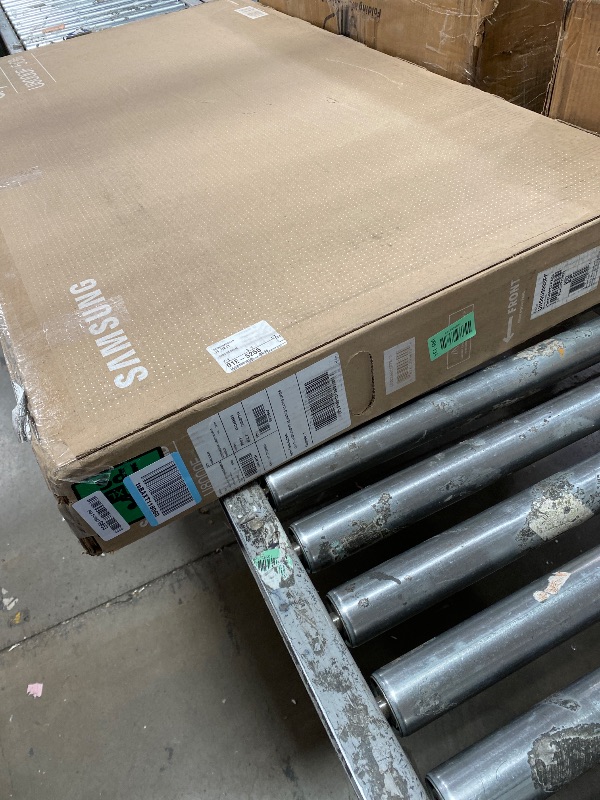 Photo 1 of **SCREEN IS HEAVILY DAMAGED, FOR PARTS ONLY**Samsung 50-Inch Class Crystal UHD U8000F 4K Smart TV (2025 Model) Endless Free Content, Crystal Processor 4K, MetalStream Design, Knox Security, Alexa Built-in